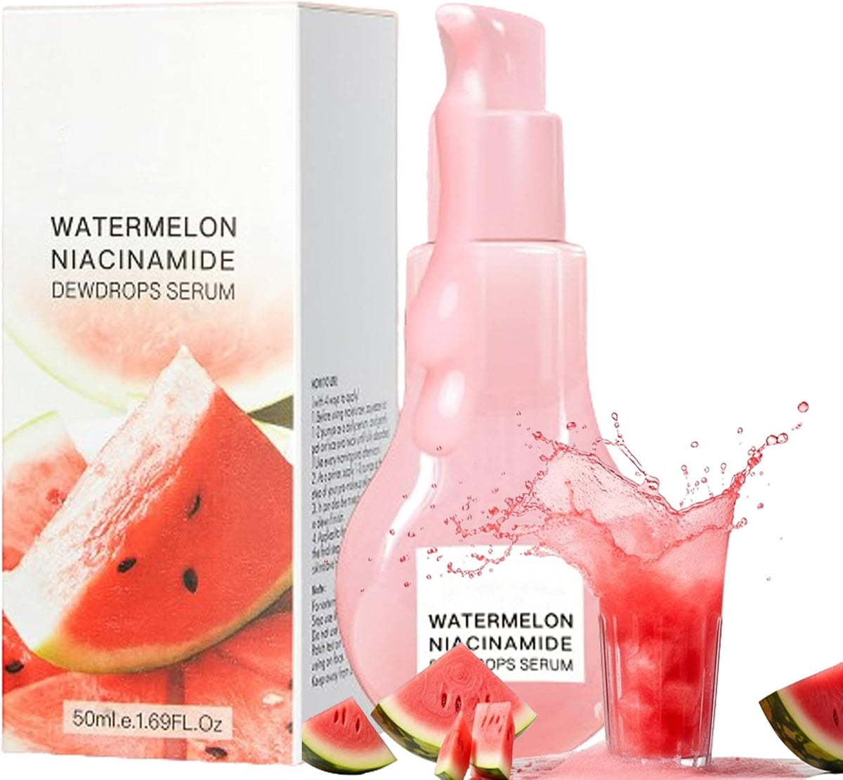 Sérum hidratante de sandía, para una piel radiante y natural