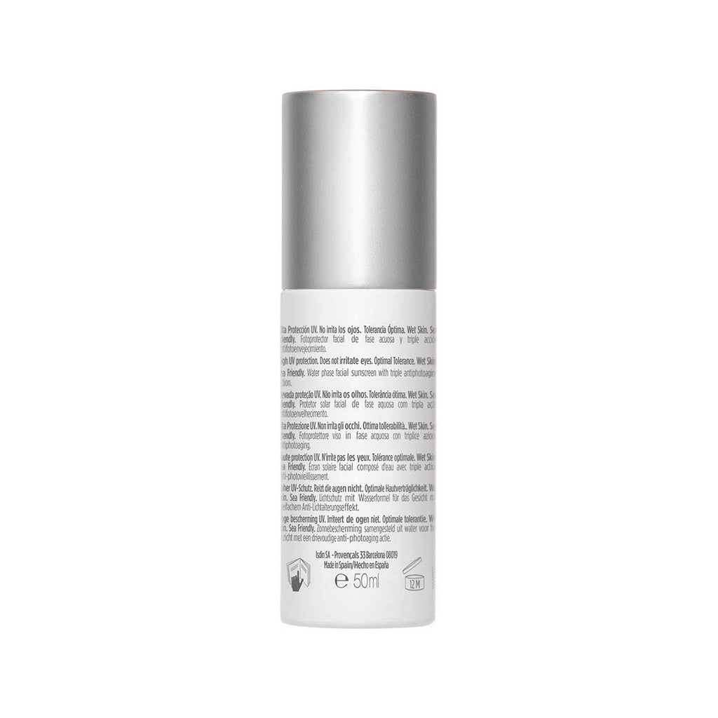 ISDIN Fusion Water MAGIC Repair SPF 50 Protector Solar Facial De Uso Diario Con Triple Acción Anti-Edad, Combate La Polución Y El Fotoenvejecimiento 50 Ml