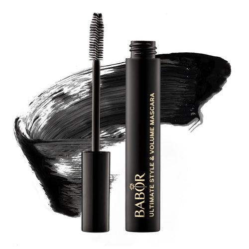 BABOR MAKE up Ultimate Style & Volume Mascara Máscara De Pestañas En Color Negro Con Colágeno Nutritivo Y Ácido Hialurónico Que Aporta Volumen Y Espesor a Las Pestañas, En Formato De 8 Ml