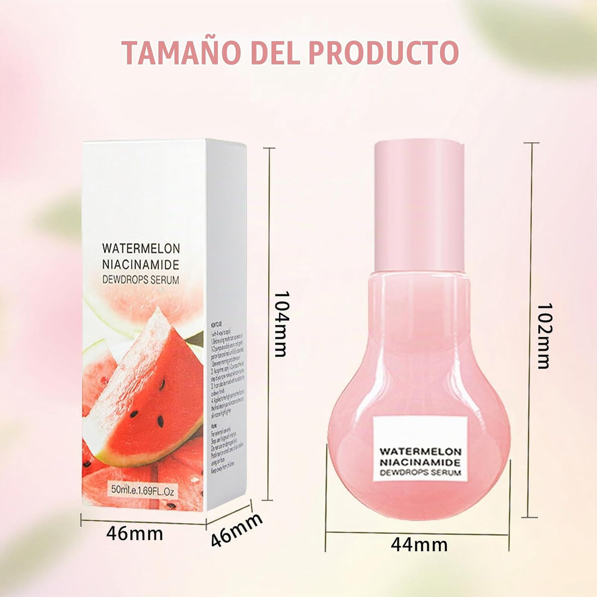 Sérum hidratante de sandía, para una piel radiante y natural