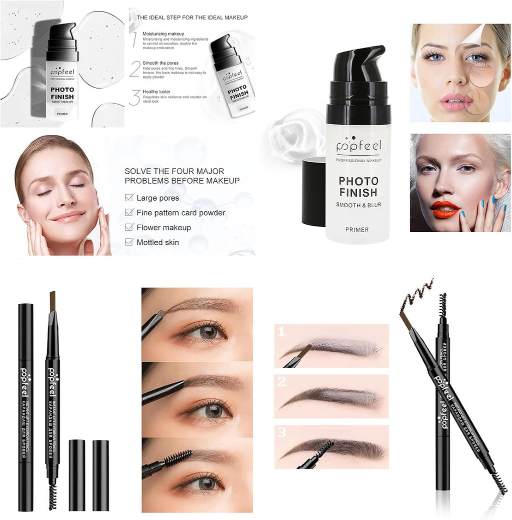 Kit De Maquillaje, Set Maquillaje Mujer, Estuche Maquillaje Mujer, Set De Regalo De Maquillaje Kit De Inicio Completo Con Sombras De Ojos, Fundación, Maletín Maquillaje Para Niñas Mujeres
