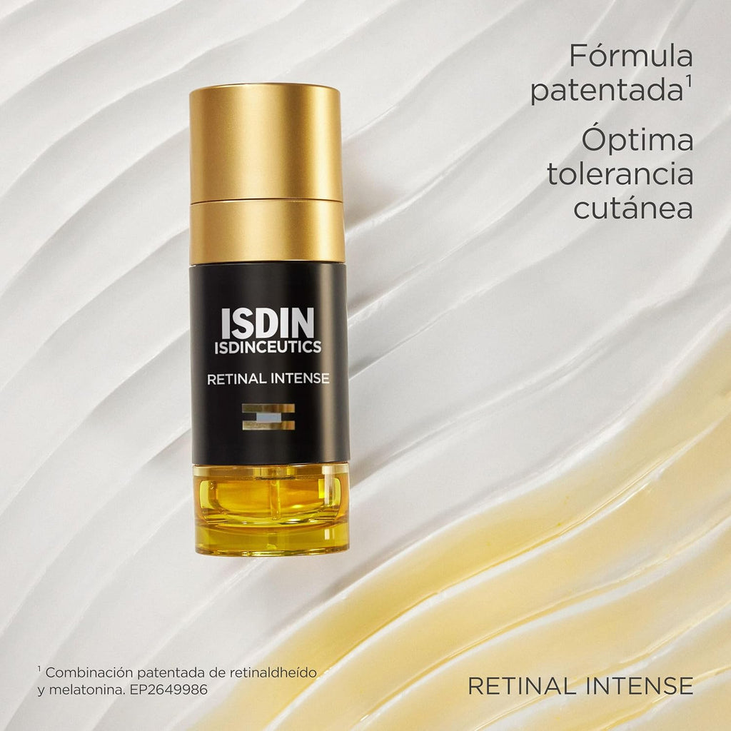 ISDIN Retinal Intense Sérum De Noche Con Retinaldehído Que Reduce Las Arrugas En Un 43% Eficacia Y Tolerancia En Una Piel Visiblemente Más Joven, 50 Ml
