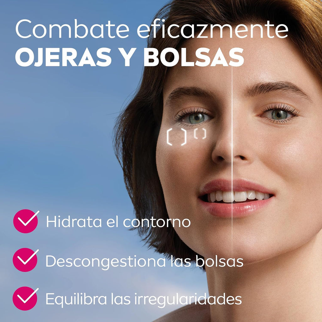 NIVEA Luminous630 - Contorno De Ojos - Crema Antimanchas - Con Ácido Hialurónico, Thiamidol Y Cafeína - Antiedad - Crema Antiarrugas - Reduce Hinchazón Y Ojeras - Todo Tipo De Pieles - 15 Ml