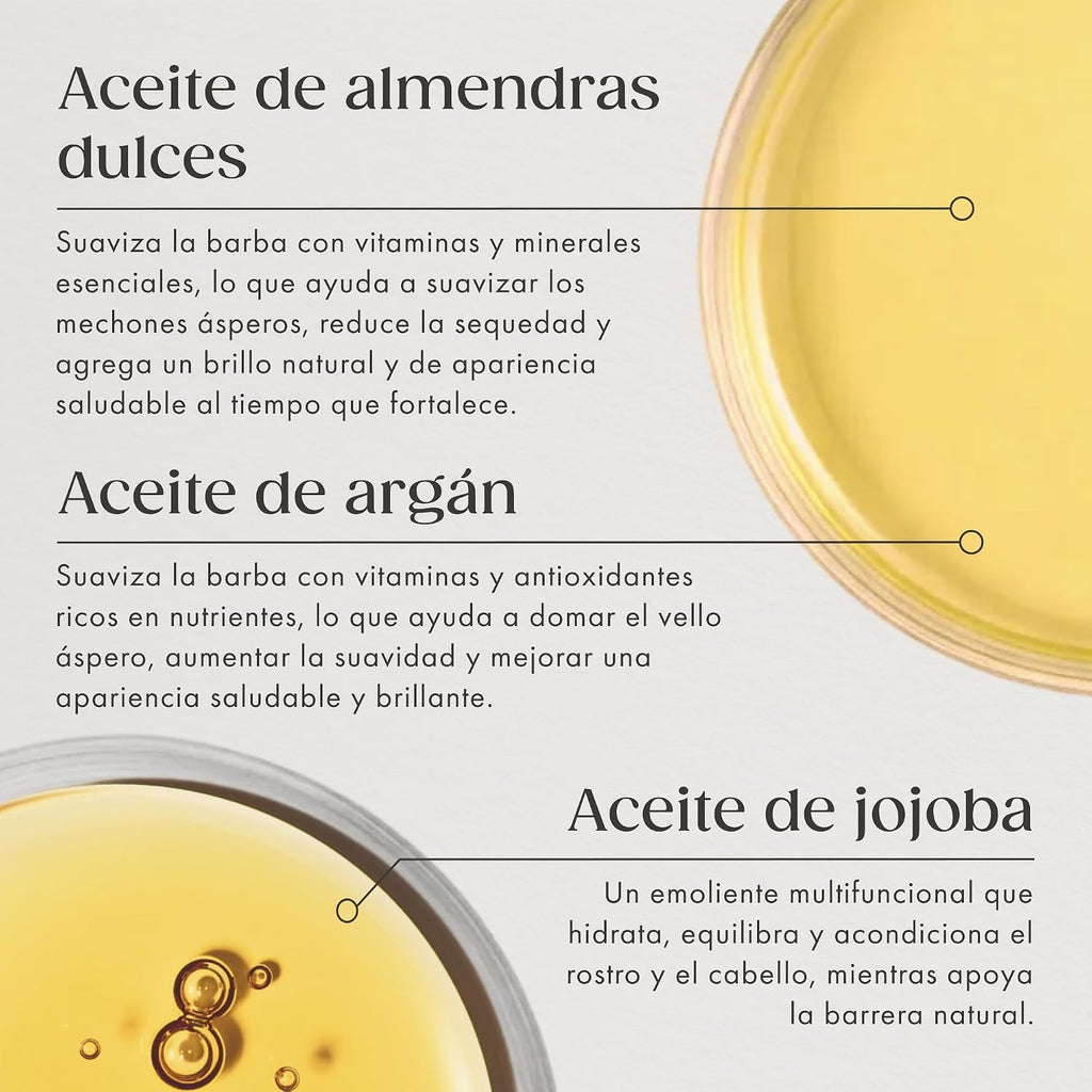 Satin Naturel Aceite Para Barba Bio Prensado En Frío 100 Ml