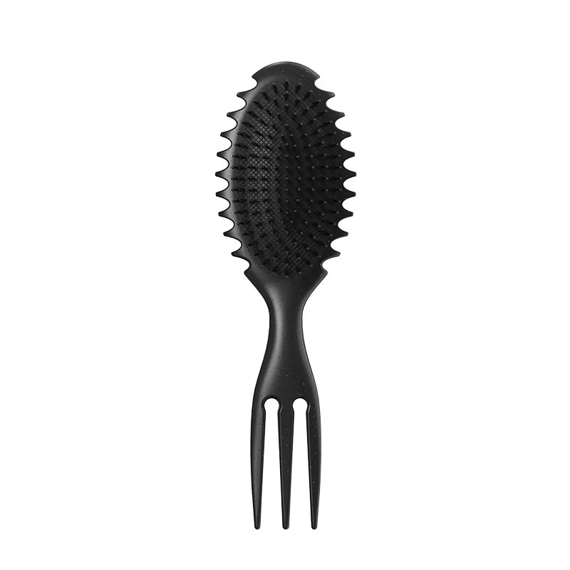 Curl Defining Bounce Hair Brush Barbershop Boar Bristle Comb Detangling Shaping Hairbrushes Professional Salon Home Styling Comb