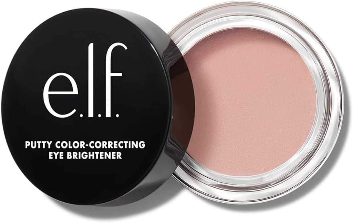 Putty Color-Correcting Eye Brightener, Cobertura Media, Aclarador E Hidratante, Corrector De Color Debajo Del Ojo, Vegano Y Libre De Crueldad Animal, 4,2 G