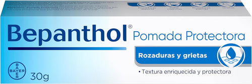 Bepanthol Pomada Protectora, Repara La Piel Seca, Agrietada O Dañada, 30 G
