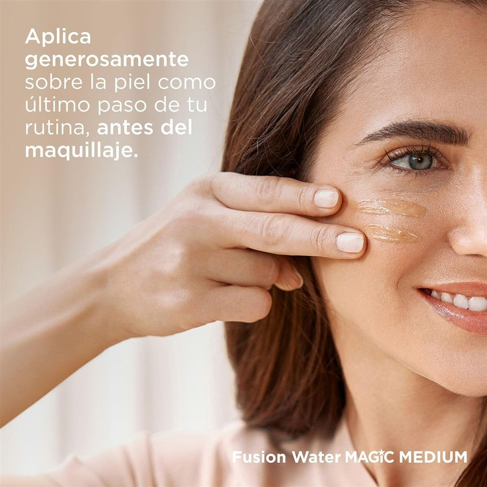 ISDIN Fusion Water Magic Color SPF 50 - Protector solar facial con color, 50ml