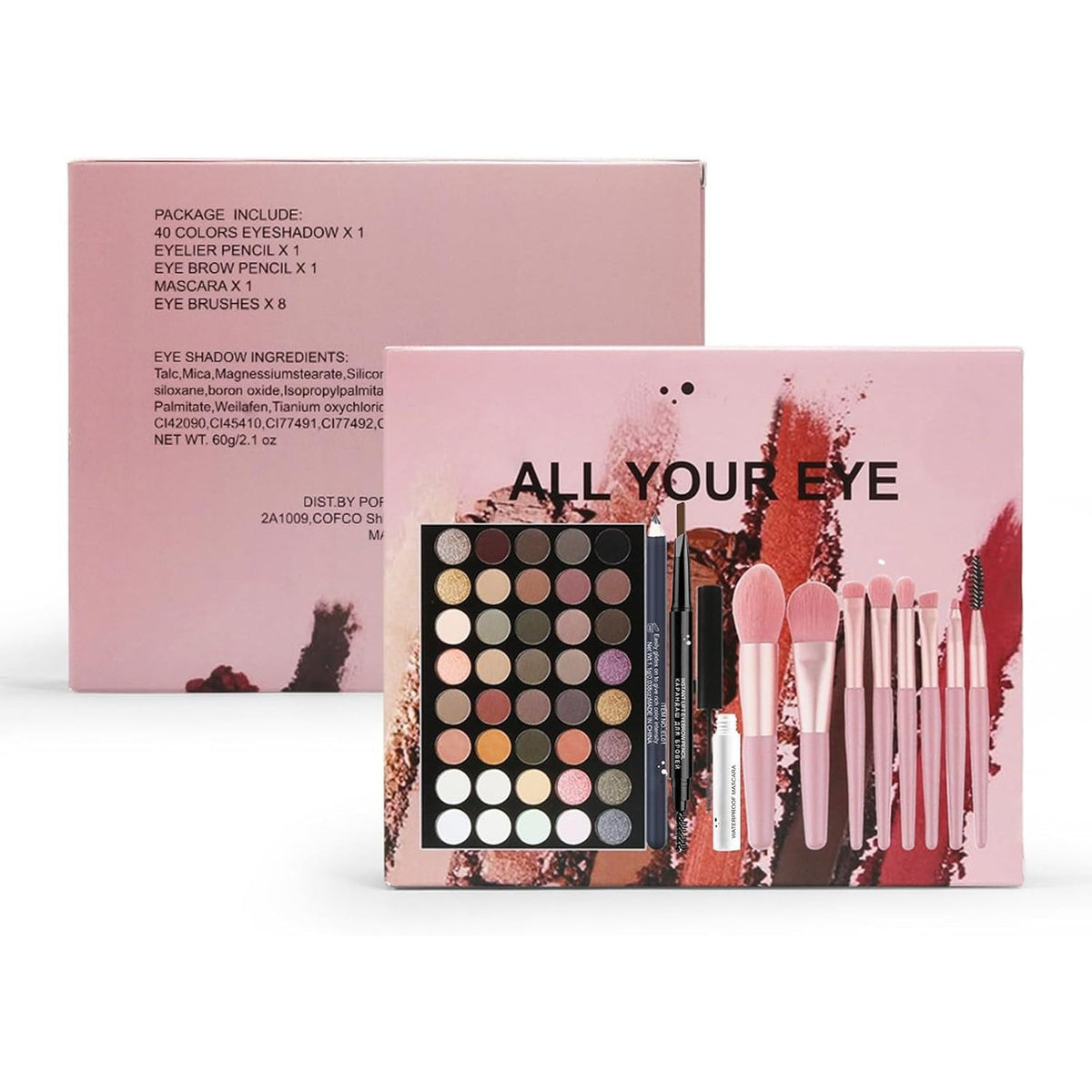 WishesMar — Set de maquillaje para ojos con bolsa de regalo