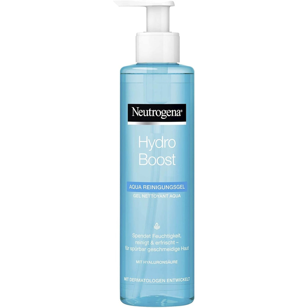 Neutrogena Hydro Boost Aqua Gel - Limpiador facial con ácido hialurónico, 200ml