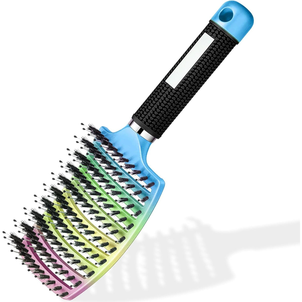 Cepillo de Pelo con Cerdas de Jabalí Natural - Desenredante para Todo Tipo de Cabello