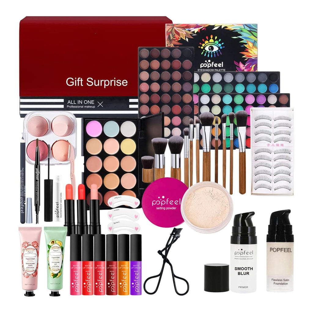 Kit de Maquillaje Completo con Sombras de Ojos