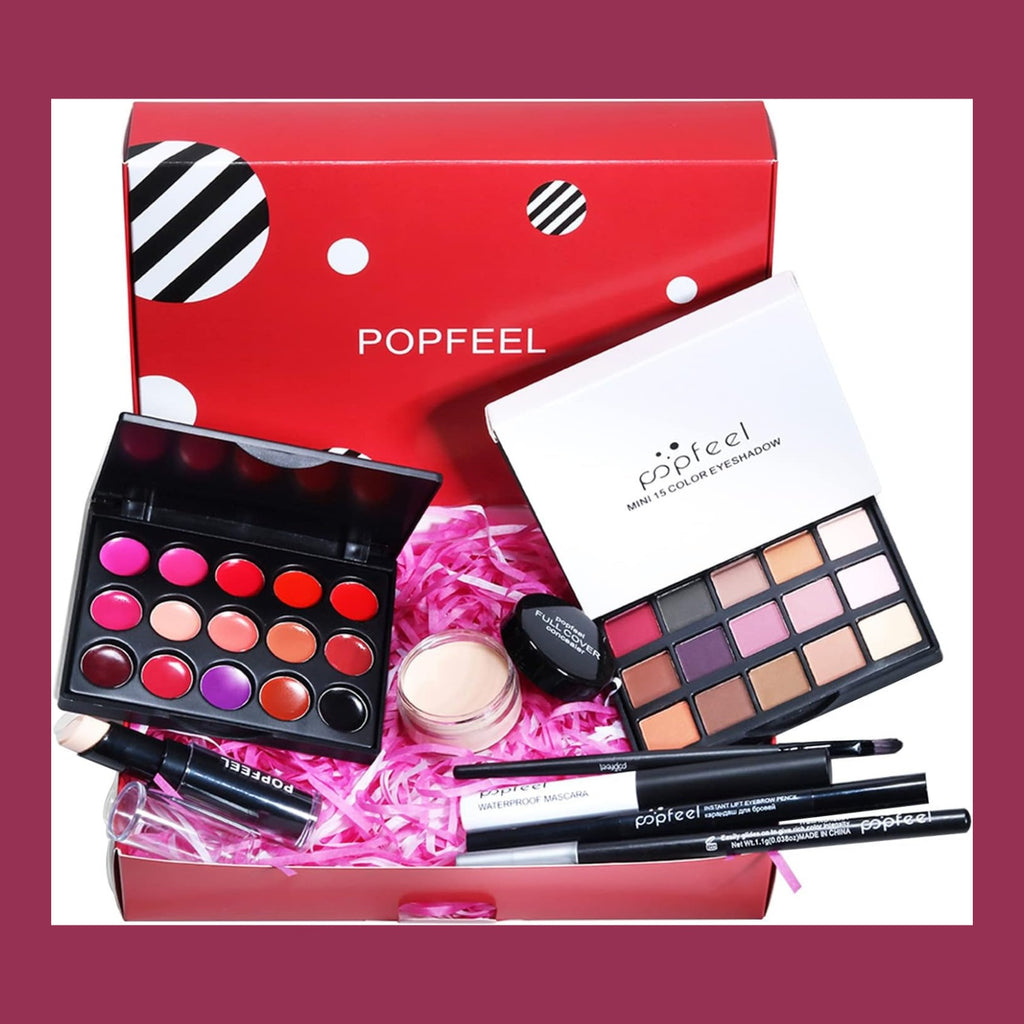 Set De Maquillaje Profesional Completo - Kit Con Brochas, Sombra De Ojos