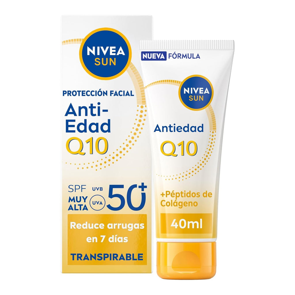 NIVEA SUN Q10 Proteccion Solar Facial Antiedad